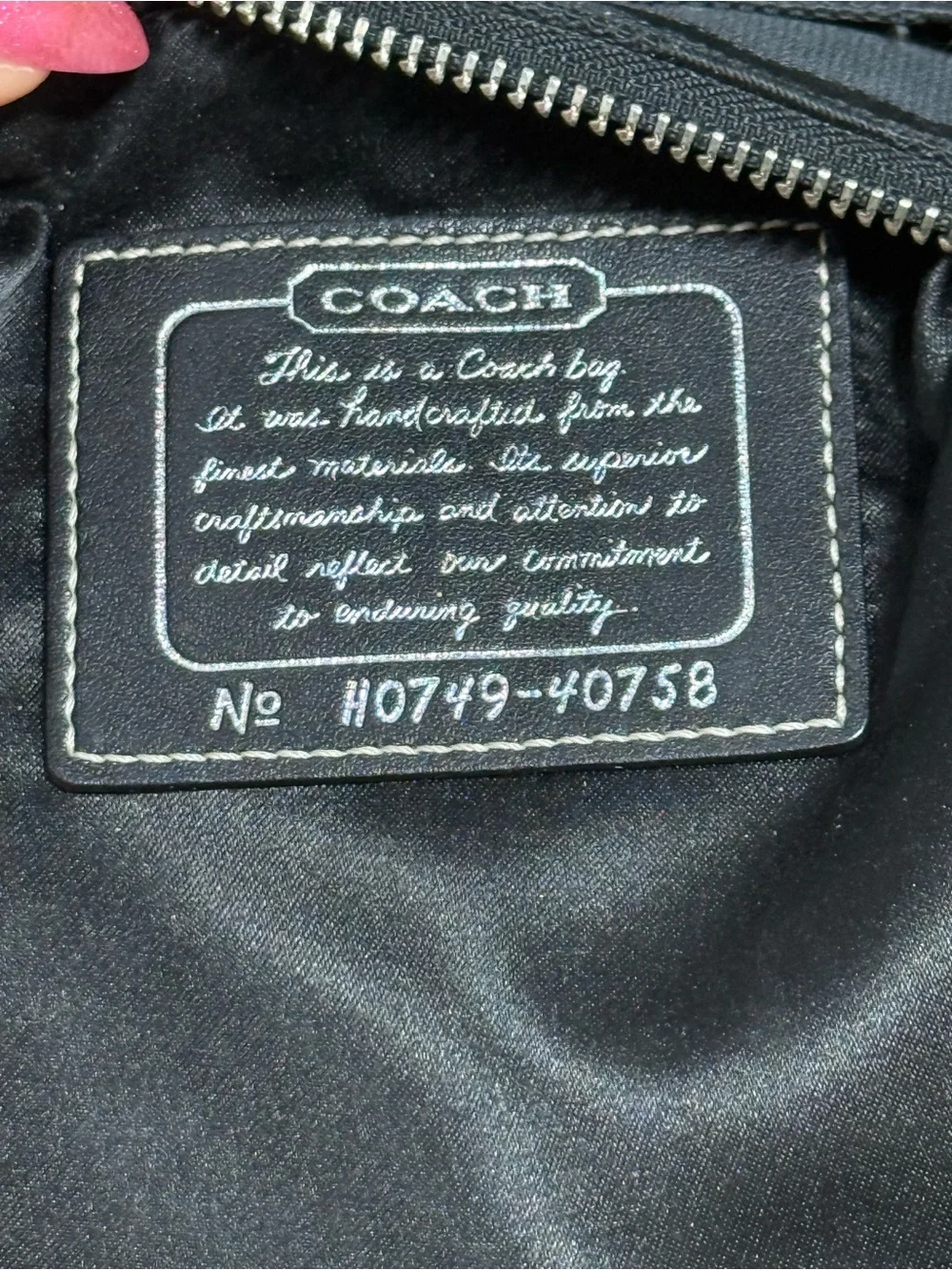 Coach authentic y2k